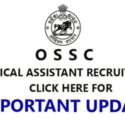 OSSC Technical Assistant Recruitment
