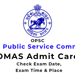 OPSC OMAS Admit Card