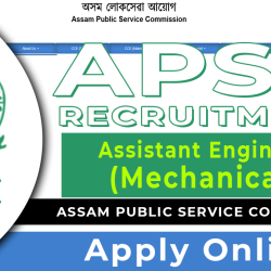 APSC Assistant Engineer Recruitment