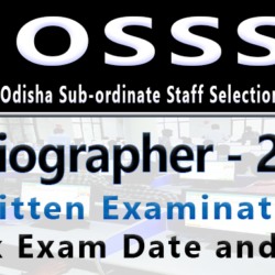 OSSSC Radiographer Written Exam 2024